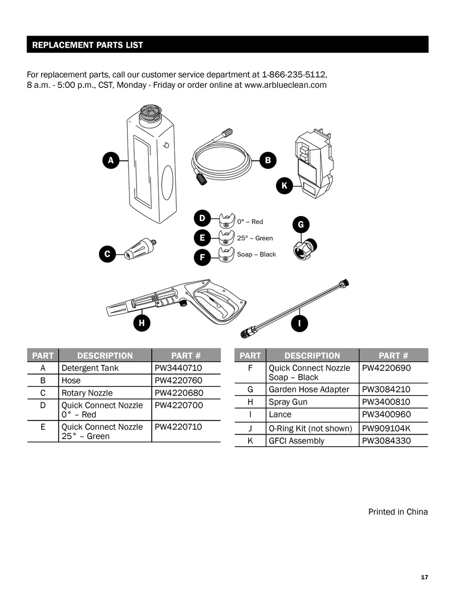 AR BLUE CLEAN, AR391SS, IPL.17